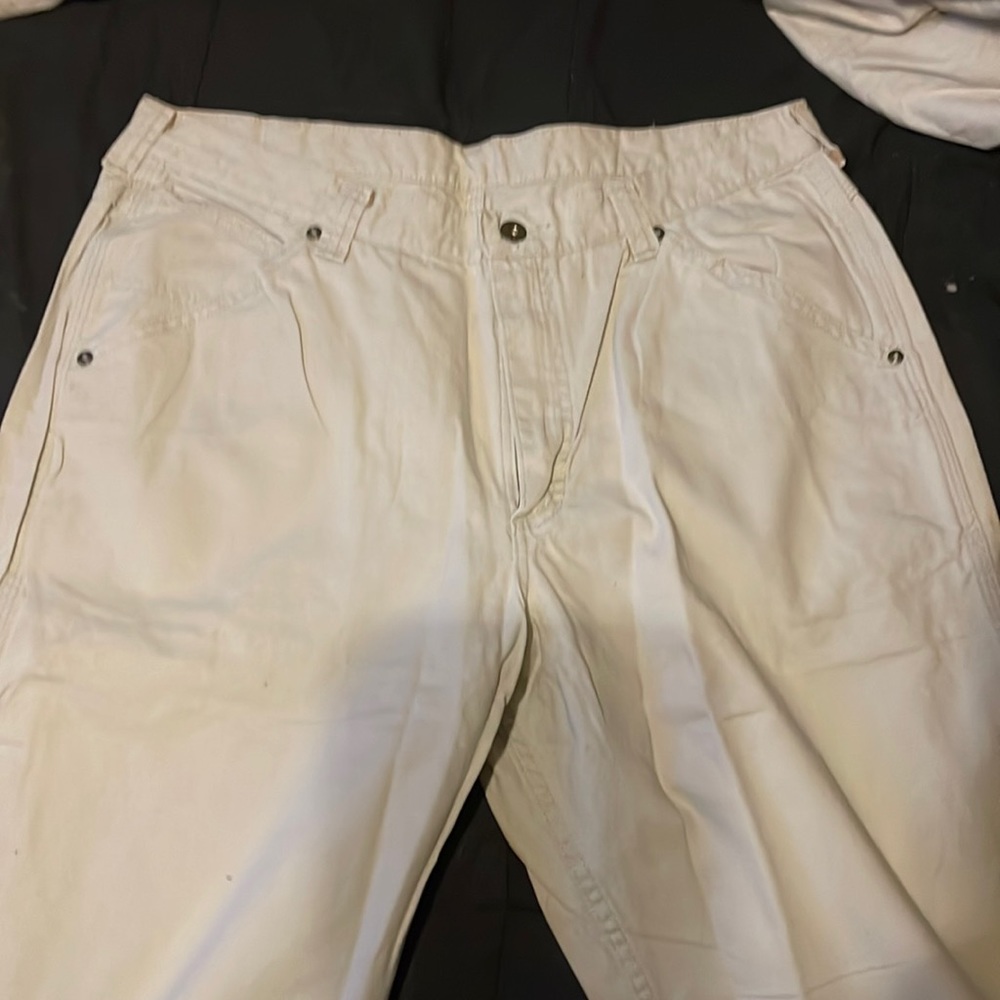 Lee carpenter jeans. 38x32 cream color
